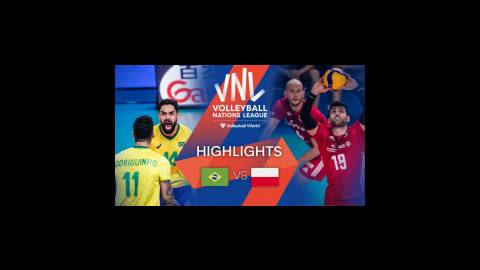 لهستان 3-1 برزیل | خلاصه بازی | لیگ ملت‌های والیبال 2022