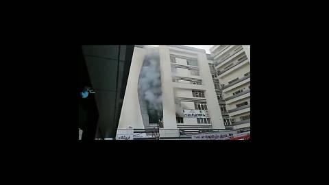 وقوع آتش سوزی در بیمارستان رسول اکرم تهران/ آتش مهار شد!