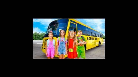 دیانا و روما - دیانا روما - دیانا شو - دیانا - کودک دیانا و روما - اتوبوس مدرسه