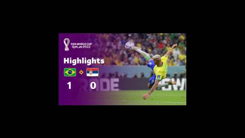 برزیل ۲-۰ صربستان | خلاصه بازی | شروع خوب سلسائو با سوپرگل ریچارلیسون