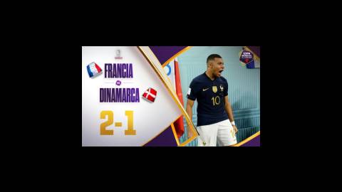 فرانسه ۲-۱ دانمارک | خلاصه بازی | صعود خروس ها با درخشش امباپه قطعی شد