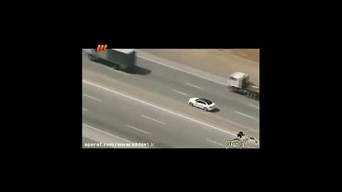 تعقیب و گریز راننده دیوانه توسط پلیس بزرگراه در ایران!