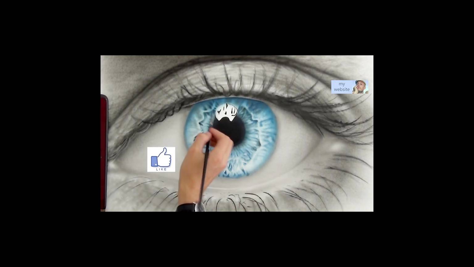 How to Draw a AMAZING realistic eye. Speed painting