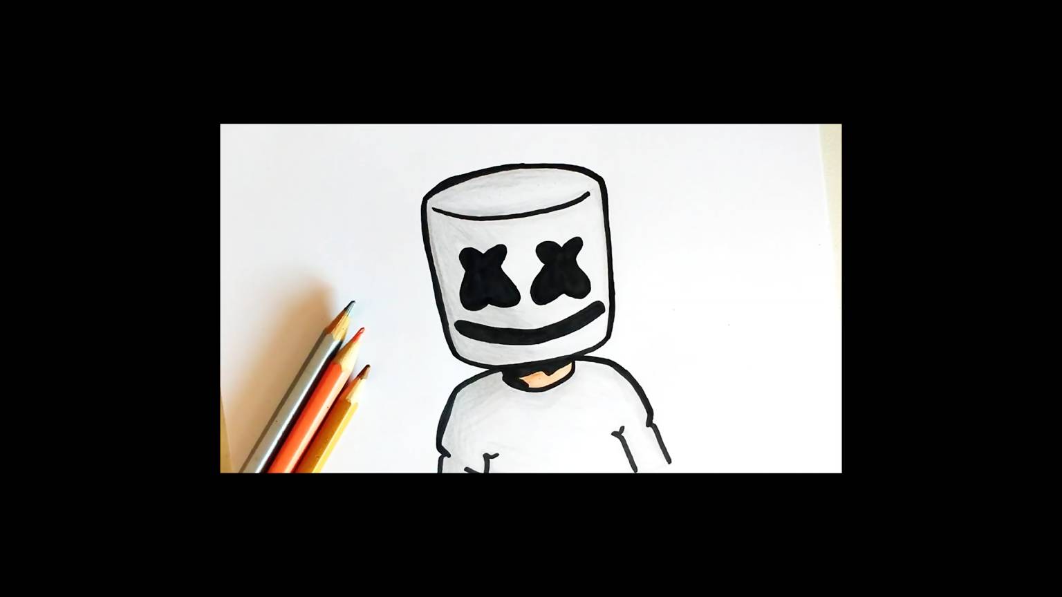 Drawing Marshmello 2 hour straight using pencil only...Im 12 :  r/ZHCSubmissions