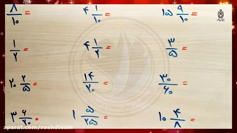 آموزش تبدیل اعداد مخلوط و کسری به اعداد اعشاری سی وید