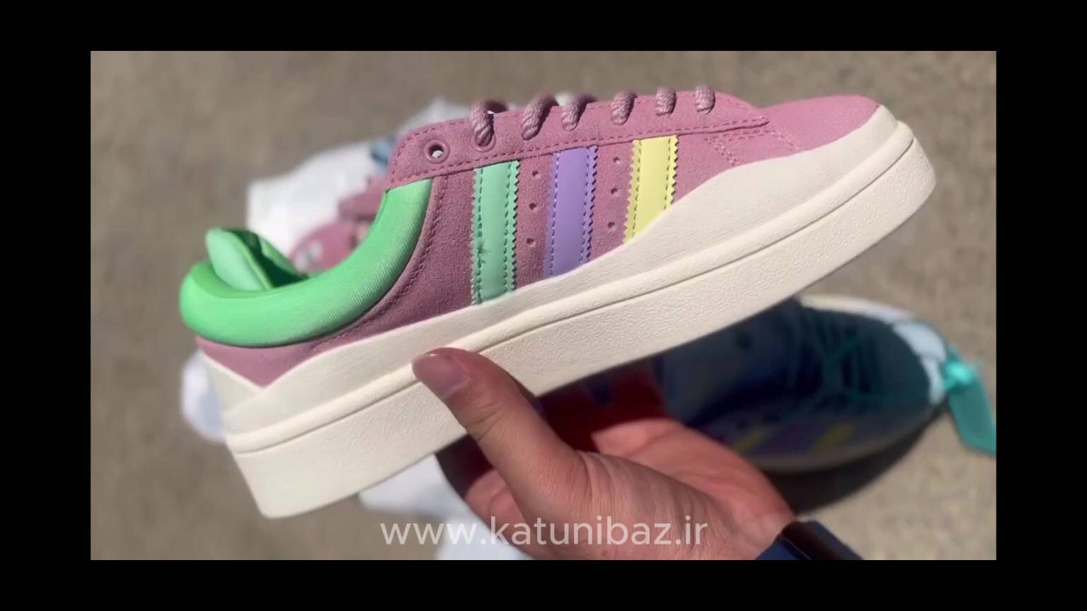 کتونی کمپوس بدبانی رنگی Adidas Bad Bunny Campus Colorful