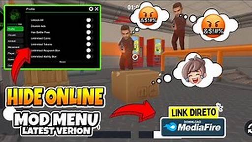 هک جدید بازی قایم موشک انلاین یا هاید آنلاین یا hide online mod menu