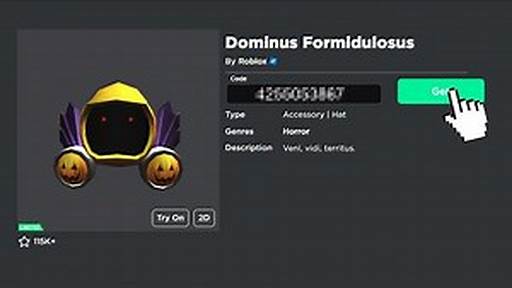 ROBLOX RELEASED THESE NEW DOMINUS' FOR FREE!? QUICK! - سی وید