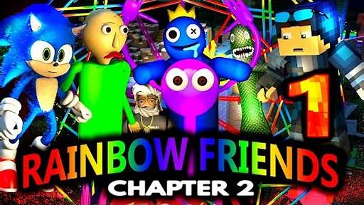 Rainbow Friends Chapter 1Vs Chapter 2,Purple Rainbow Friends