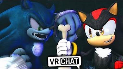 SONIC AND SHADOW GETS STUCK IN A ZOMBOT ZONE! IN VR CHAT! 