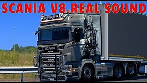 4k - Scania Truck 660S V8 (Next Generation) + Trailer + Interior