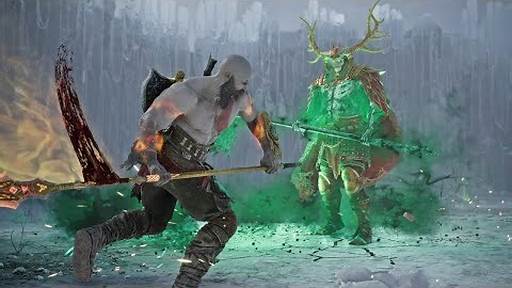 God of War 5 Ragnarok - Heimdall Beats Up Thor Daughter & Atreus Scene (4K  60FPS) PS5 