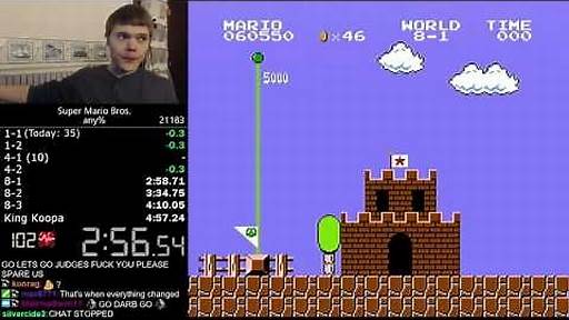 Super Mario Bros 2 - Speed Run in 08:52 *World Record* by 'cak' (2012 SDA)  [NES] 