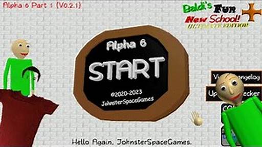 Baldi's Fun New School Plus Alpha 6 (2 Floor Demo