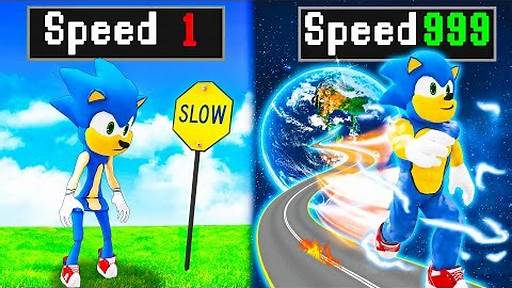 Sonic LEVELS UP in Sonic Speed Simulator (ROBLOX) 🔵💨 