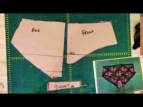 How to sew panty/underwear beginners tutorial.