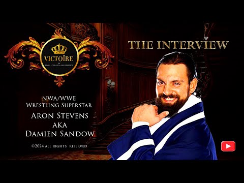 ARON STEVENS aka DAMIEN SANDOWN SHARES HIS LIFE STORY #wrestling #interview #aew