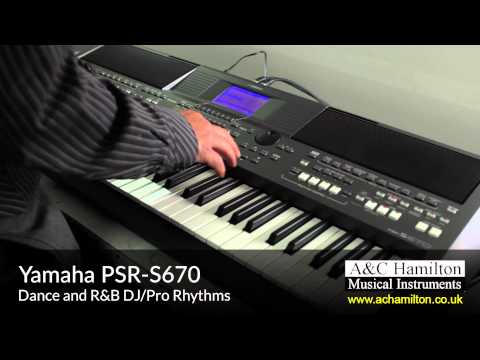 Yamaha PSR-S670 Keyboard - A&C Hamilton