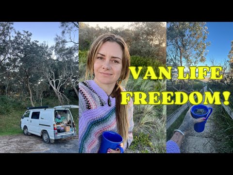 A night away in Shirley (VAN) | Self care, Freedom, Peace 🚐🌳❄️✨