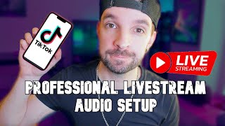 HOW To Get Professional Audio On TIKTOK Livestream | Guitar + Microphone + Backing Tracks