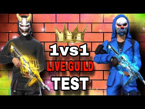 1 VS 2  GUILD TEST 😎1 VS 4 GUILD TEST 😎👽 PC VS MOBIEL  FREE FIRE INDIA #shortlive #csrank #tgrnrz