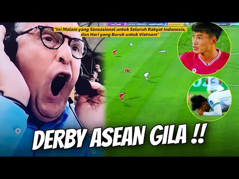 Komentator Eropa = "Mereka Benar-benar Hancurkan Vietnam" !! Full Komentator Gol & Kemenangan Timnas