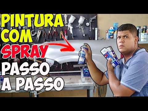 PINTURA COM SPRAY - PASSO A PASSO