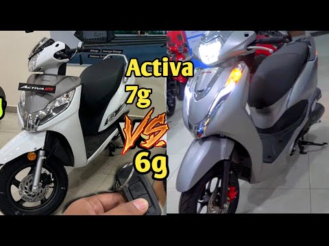 honda activa 7g Vs honda activa 125 h smart | launch date, price | honda activa 7g new model 2023