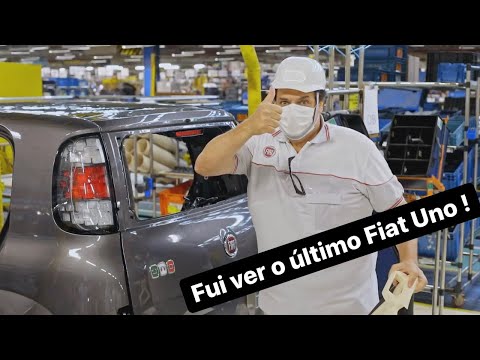 FUI NA FÁBRICA DA FIAT VER FAZER O ÚLTIMO UNO ! UNO CIAO !!!