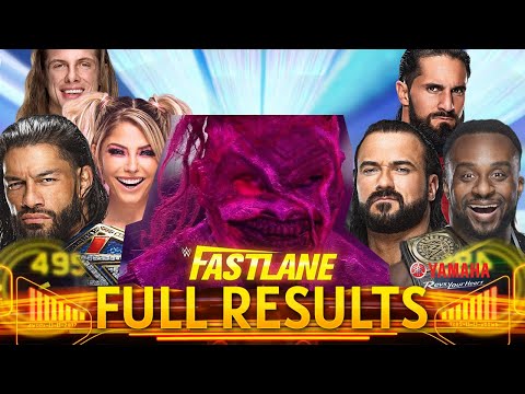 Full WWE Fastlane 2021 Results