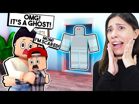 OUR NEW HOUSE IS HAUNTED! *WE HAVE TO MOVE OUT!* (Roblox Bloxburg Roleplay)