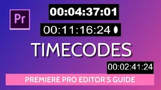 نحوه اضافه کردن کد زمانی در ویدیو - آموزش Timecode premiere pro