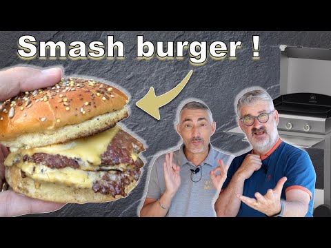 Smash Burger à la plancha ! et la sauce Big Mac originale !!!