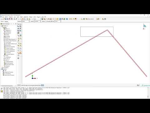 Analysis of a simple truss in Abaqus