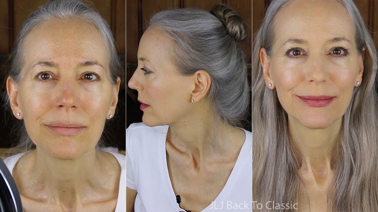 GRWM: Using Bare Minerals Matte Powder Foundation on Dry, Mature Skin / Clean Beauty Over 40, 50