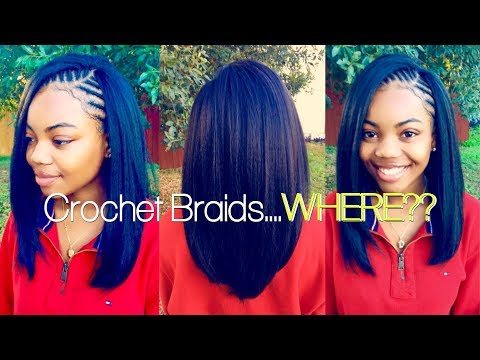 The NEATEST Straight Crochet Braids EVER! | FREETRESS PRE-LOOP"YAKY BOUNCE"