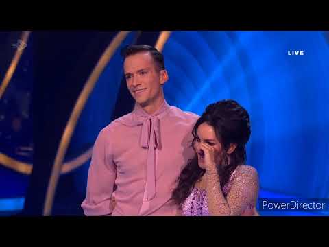 Amber Davies and Simon Proulx-Sénécal skating in Dancing On Ice (Semi Final) (3/3/24)