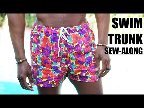 SWIM TRUNK SEW-ALONG PDF PATTERN