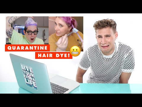 Hairdresser Brad Mondo Reacts to Quarantine Hair Dye Disasters | Cosmopolitan