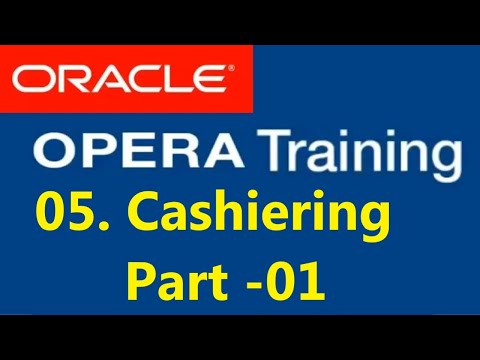 Opera PMS -  CASHRING ( Part 1)