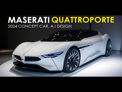 Maserati Quattroporte All New 2024 Concept Car, AI Design