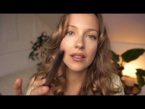 ASMR Face Pressure Massage ✨ body & skin touching sounds for sleep