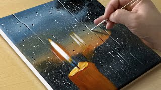 How to Blend Acrylic Paint on Canvas for Beginners 