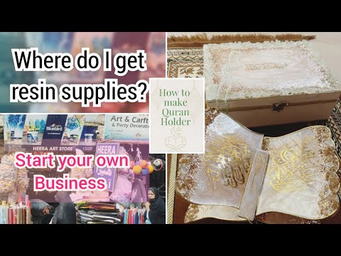 How to make resin Quran holder Step by step complete information| Where do I get resin supplies