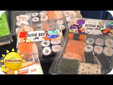 Regal-Check: wie gut ist Sushi aus dem Supermarkt? | SAT.1 Frühstücksfernsehen