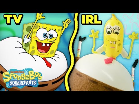 SpongeBob Flies through Bikini Bottom 🎈... IRL! | "The Sponge Who Could Fly" Recreation