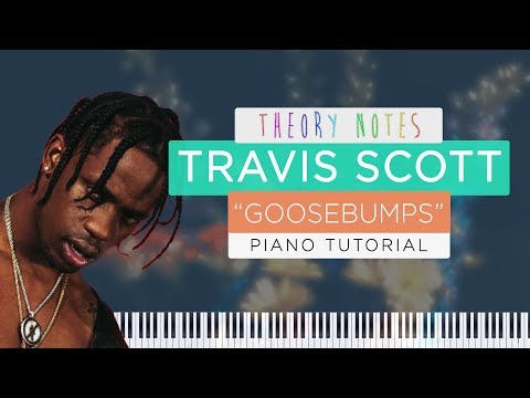 How to Play Travis Scott ft. Kendrick Lamar - Goosebumps | Theory Notes Piano Tutorial