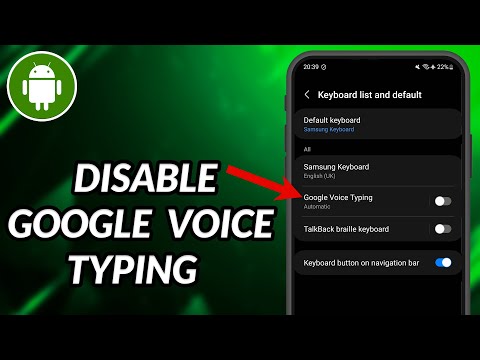 How To Disable Google Voice Typing On Android Phone