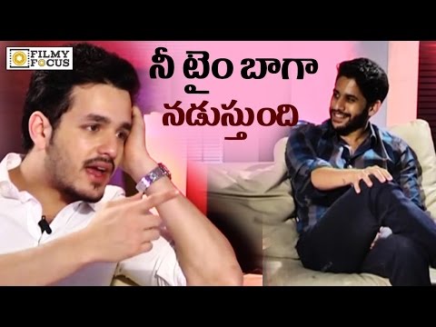 Akhil Akkineni Making Fun of Naga Chaitanya Luck - Filmyfocus.com