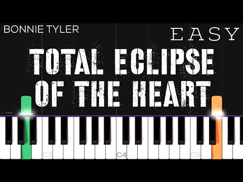 Bonnie Tyler - Total Eclipse Of The Heart | EASY Piano Tutorial